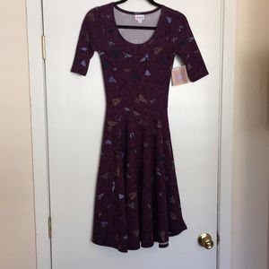 XXS/ XS LuLaRoe Nicole Dress H02 28 29